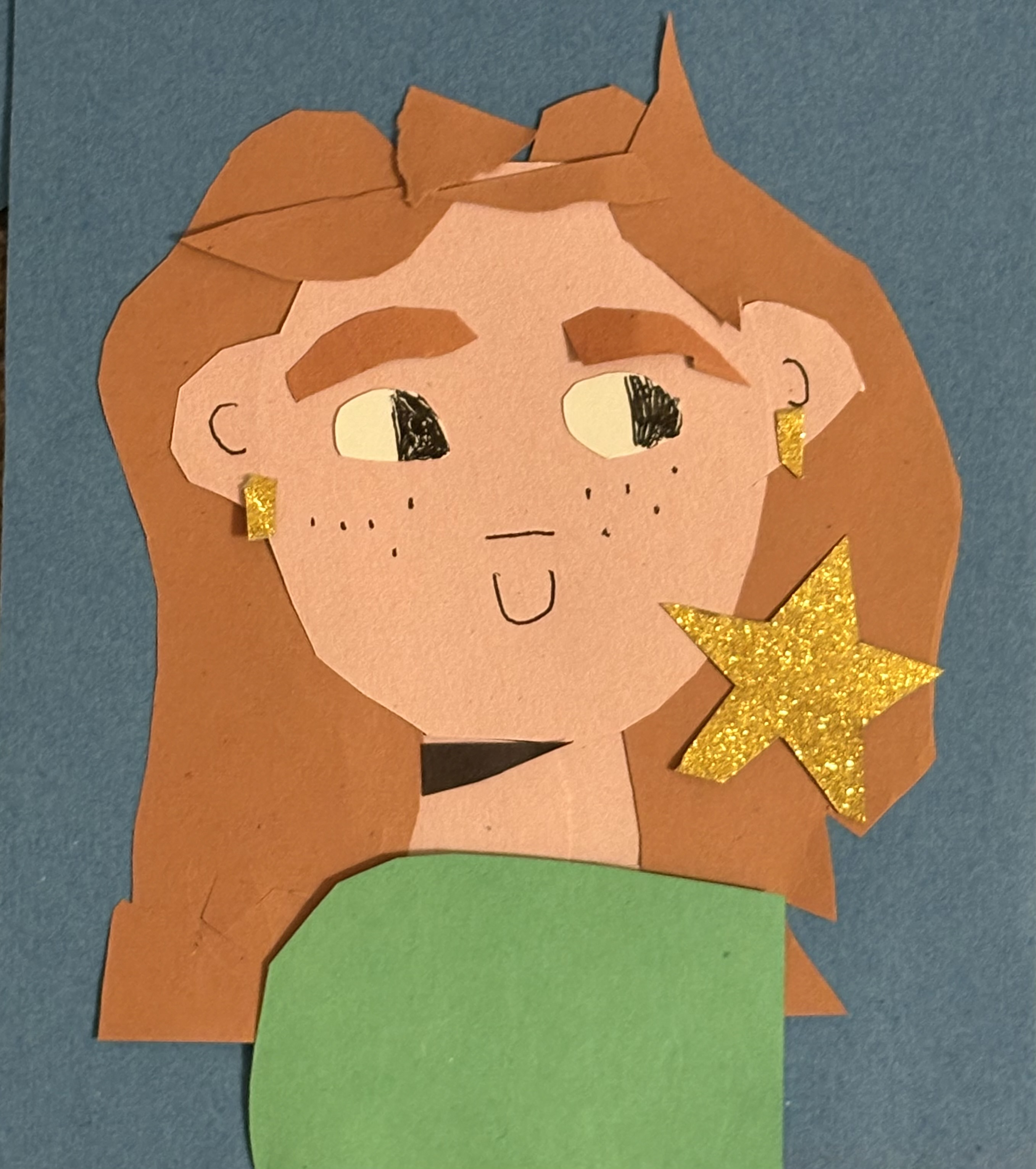 Emma Vanzant as a child dressed like a pauper